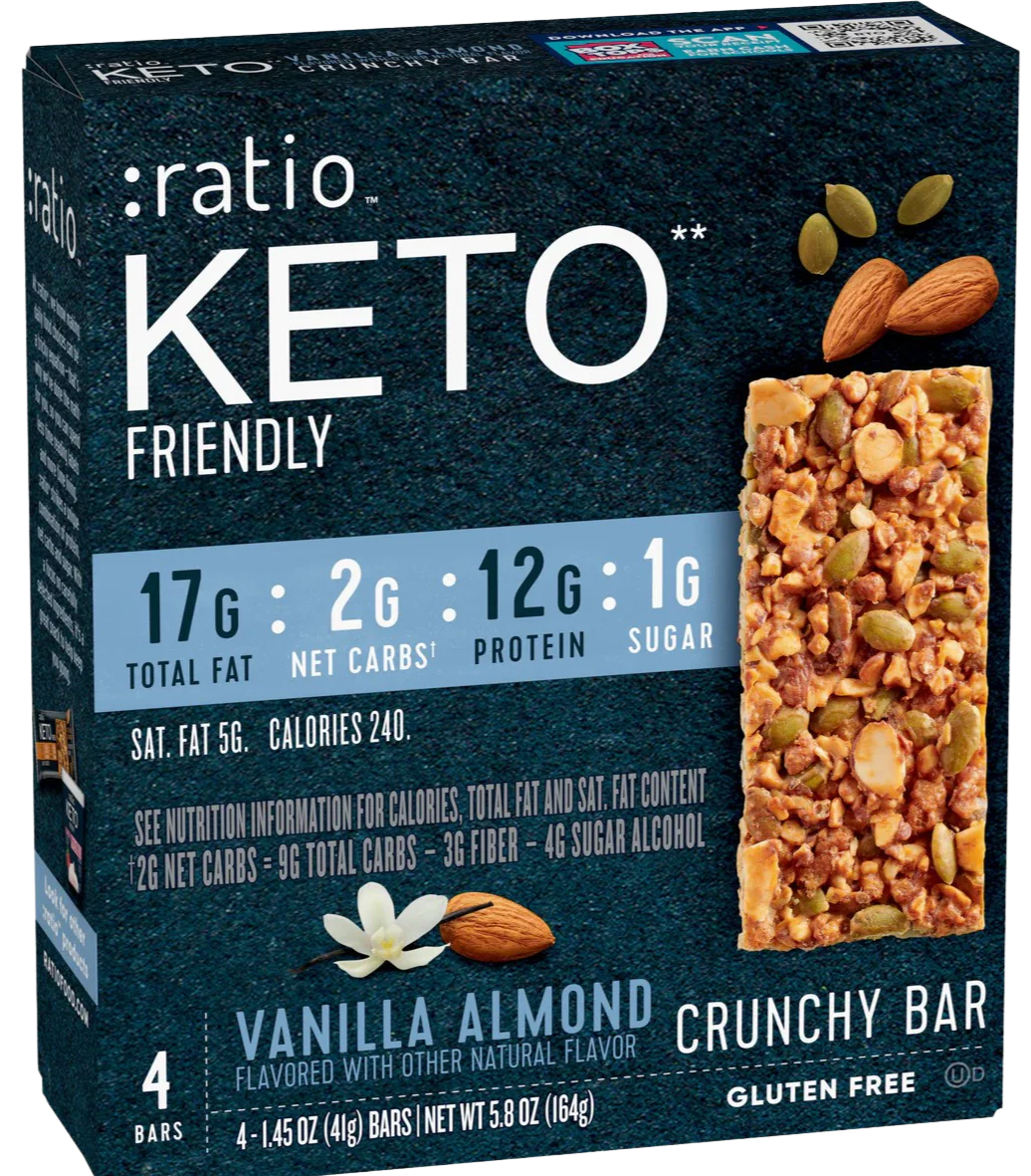 Keto Vanilla Almond Bar (4 CT)
