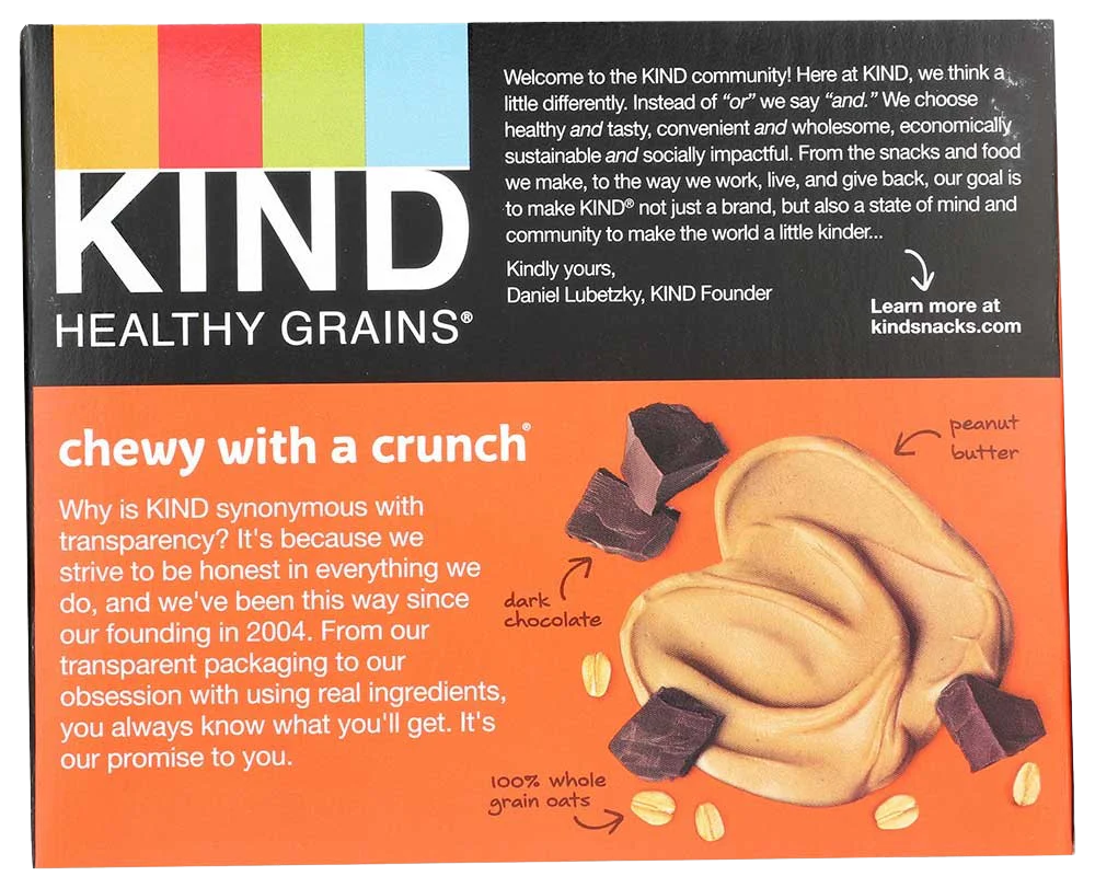Peanut Butter Dark Chocolate Granola Bar (5 CT) - Image 2