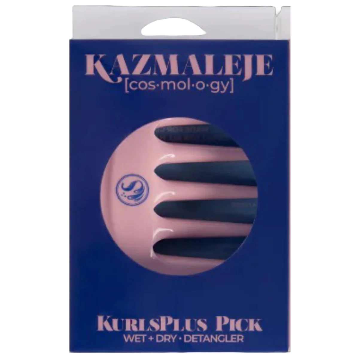 KurlsPlus Pick Hair Comb - Rose - Image 3