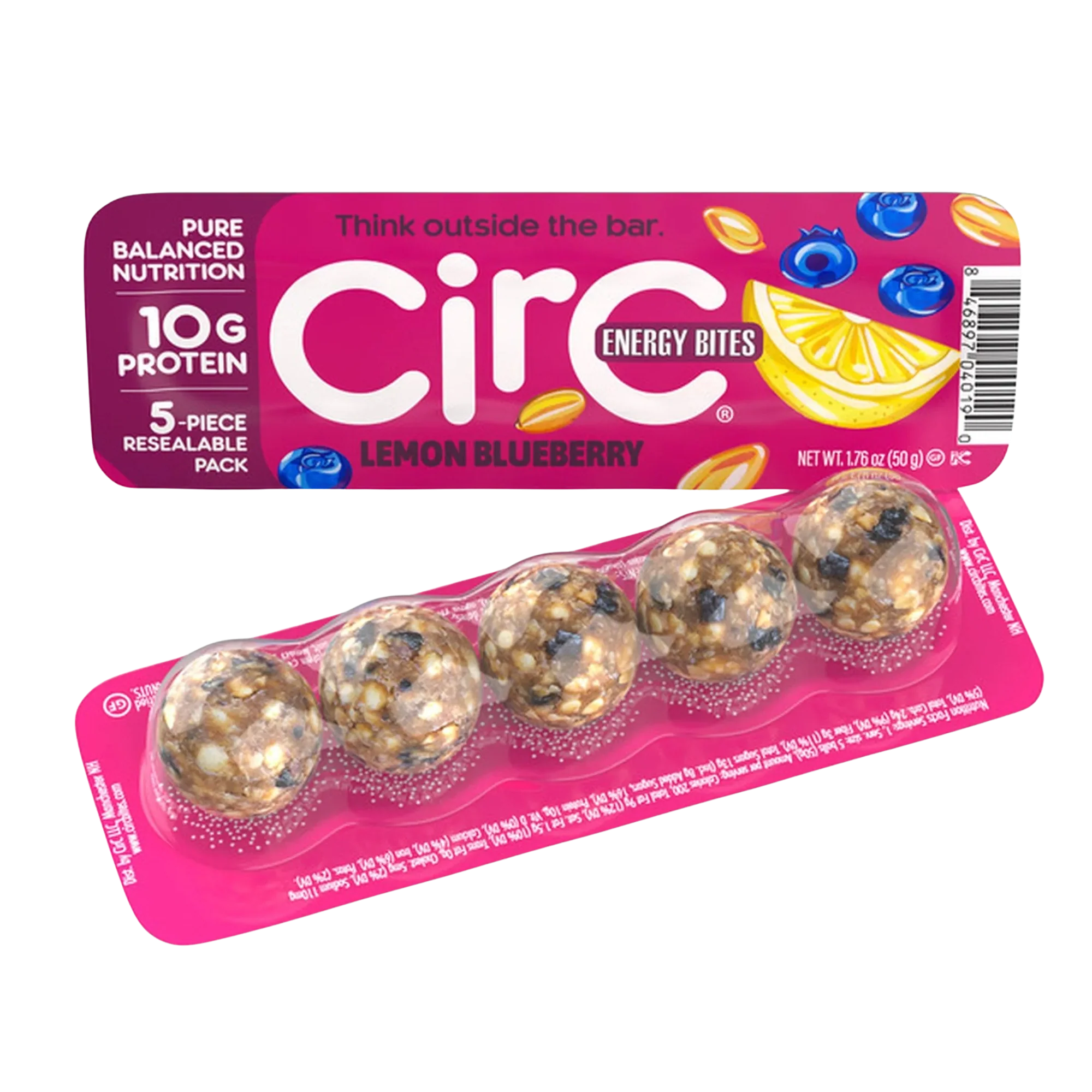 Lemon Blueberry High Protein Energy Bites (6 CT) - Image 2