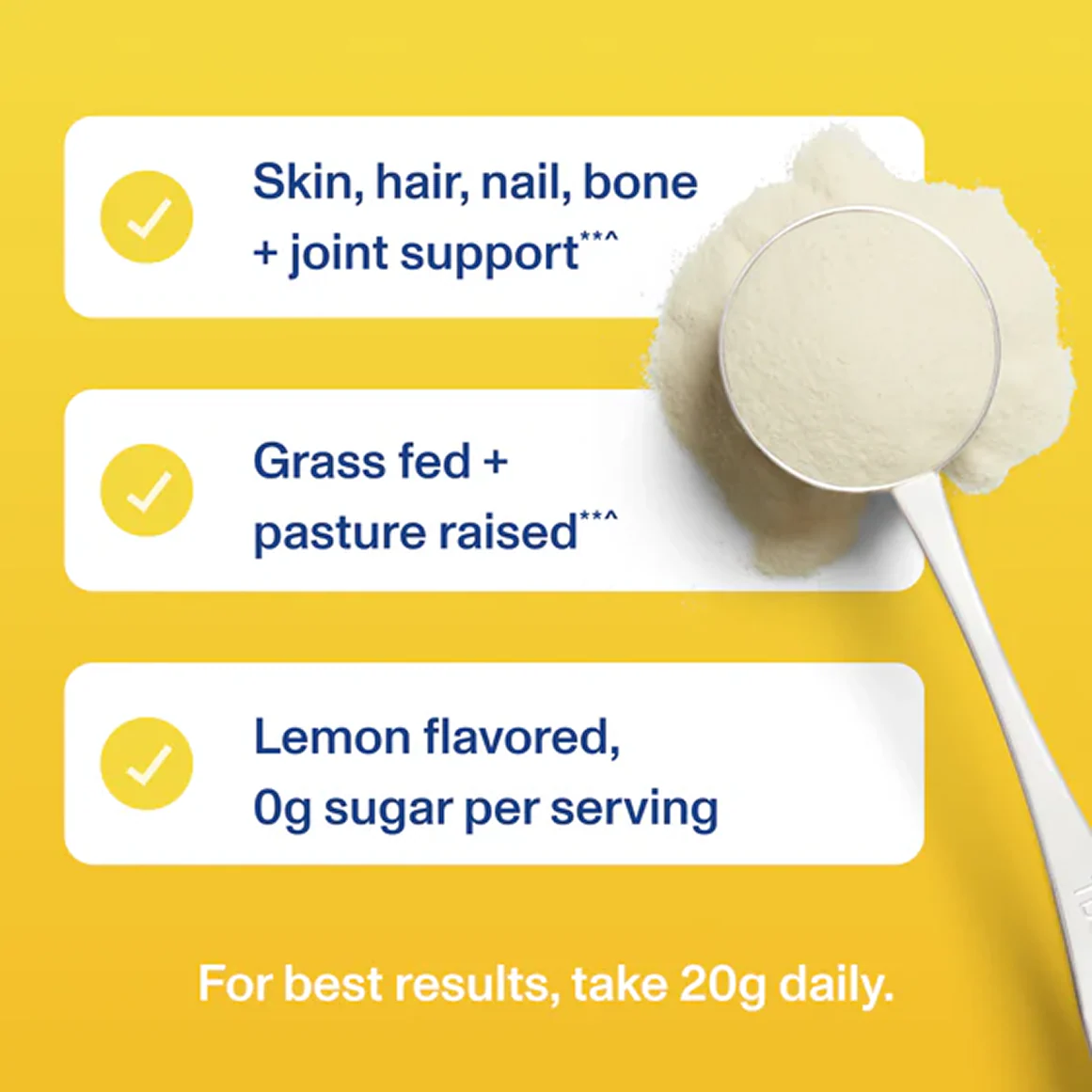 Lemon Collagen Peptides Dietary Supplement - Image 2