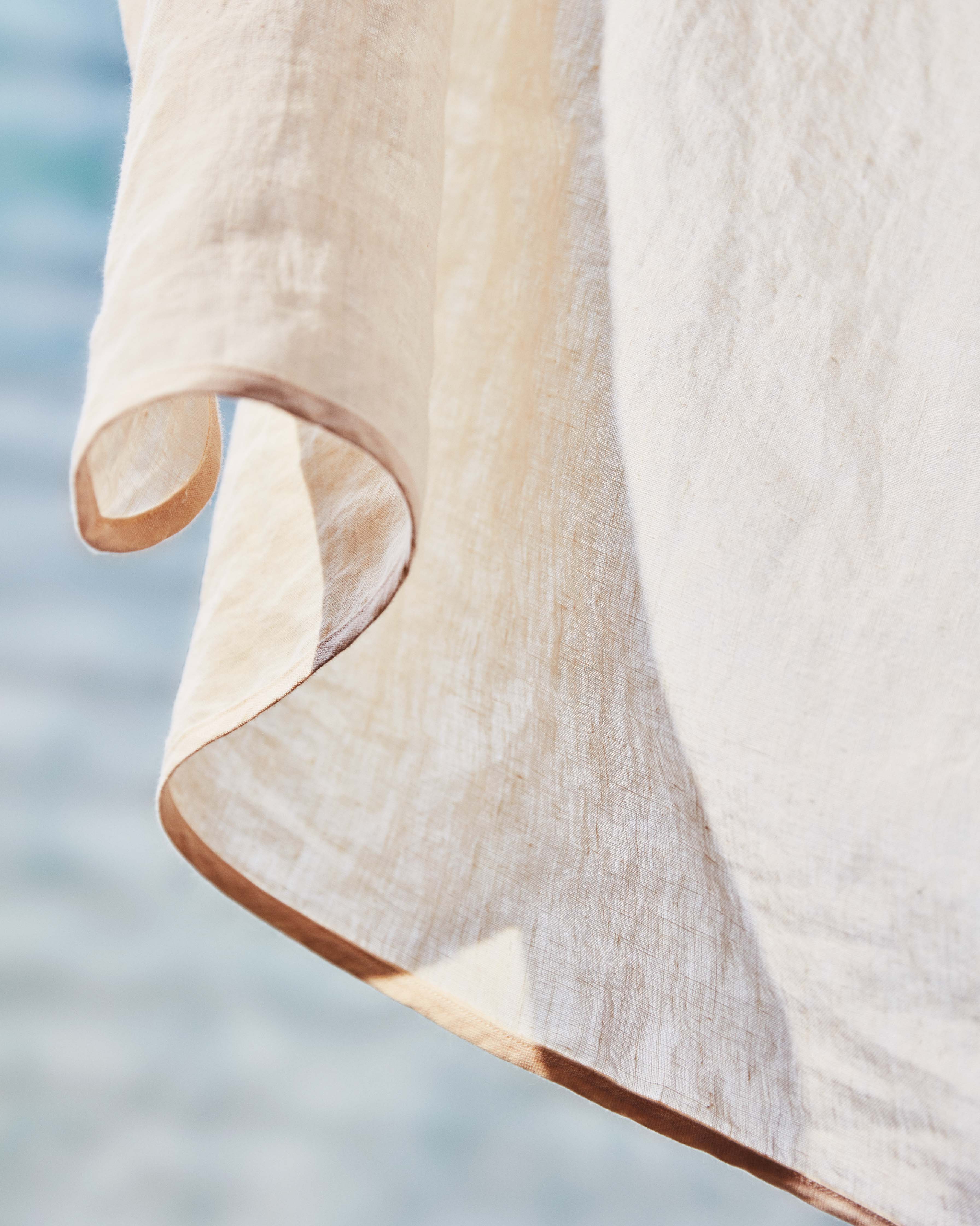 Linen Table Cloth - Blue Grey - Image 3