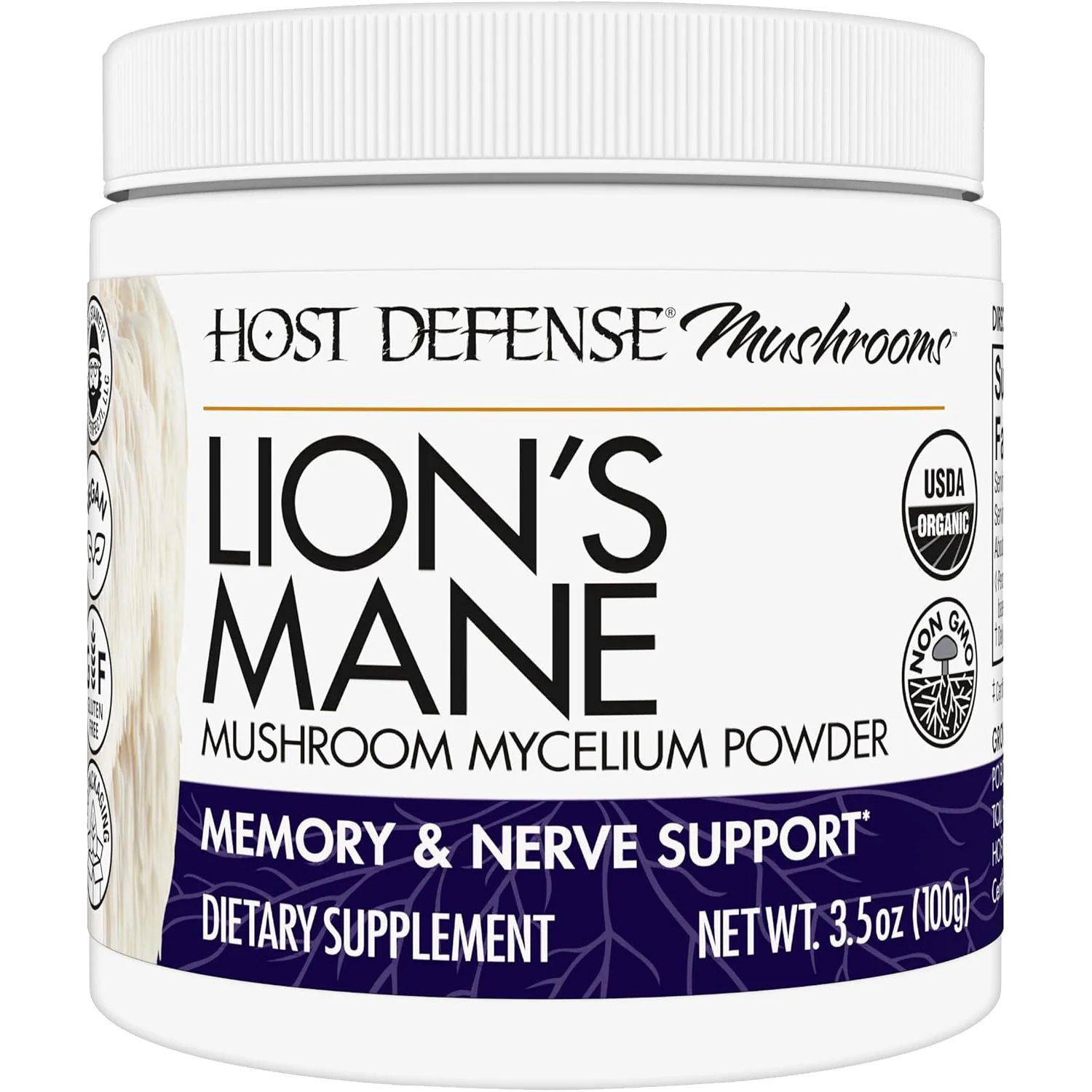 Lion's Mane Powder - Brain Health Support Supplement