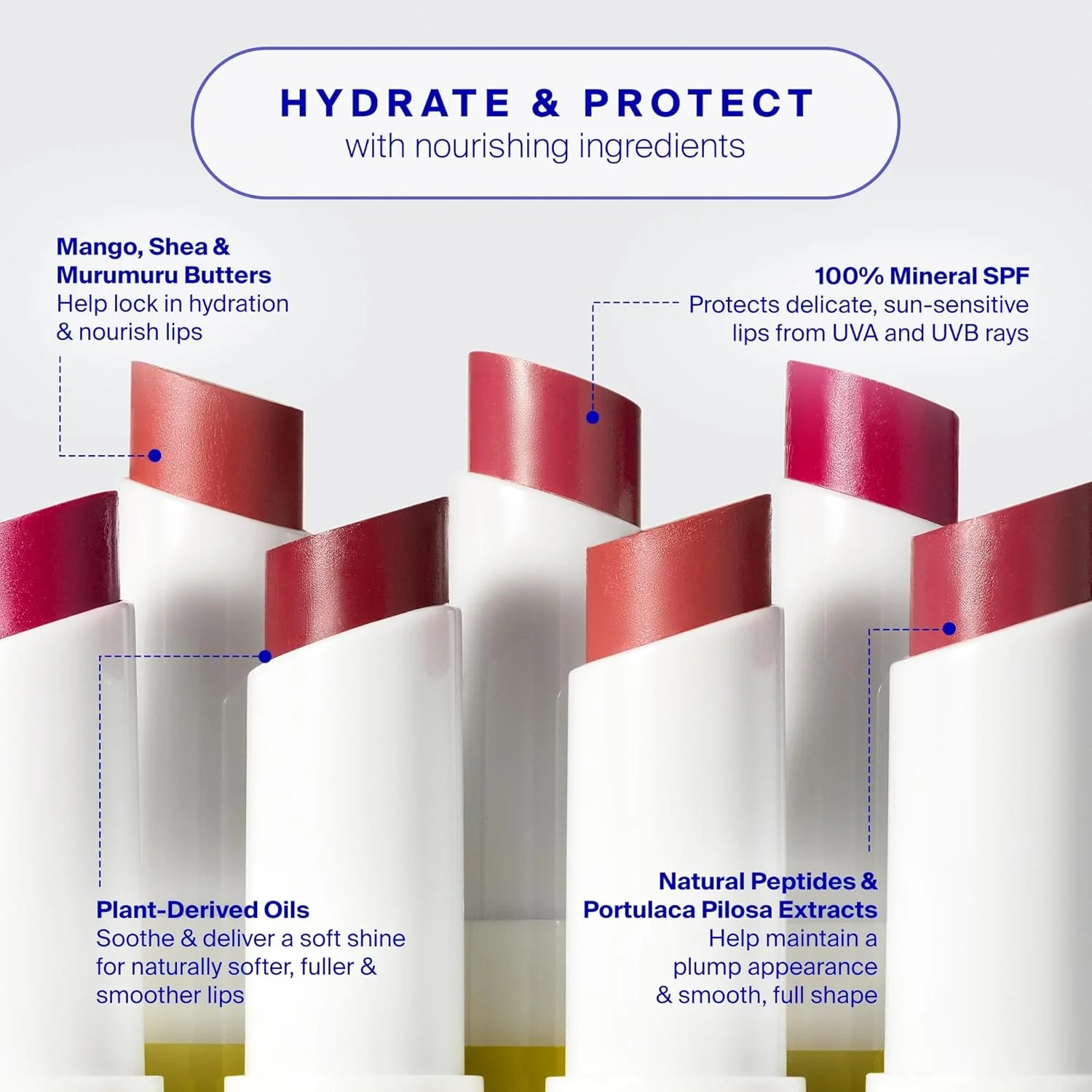 Lipshade 100 Mineral SPF 30 Hydrating Lipstick - Love You More - Image 2
