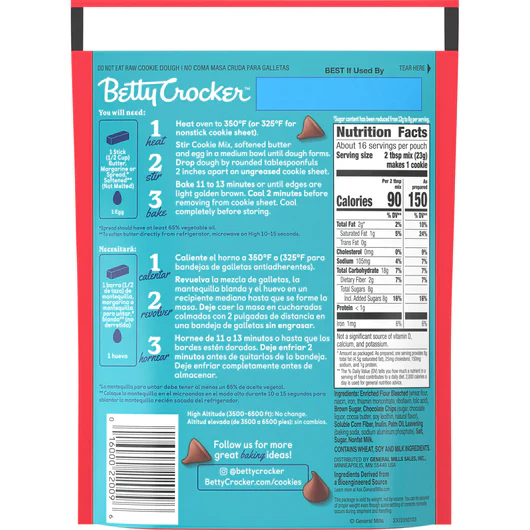 Lower Sugar Chocolate Chip Cookie Mix - Image 2