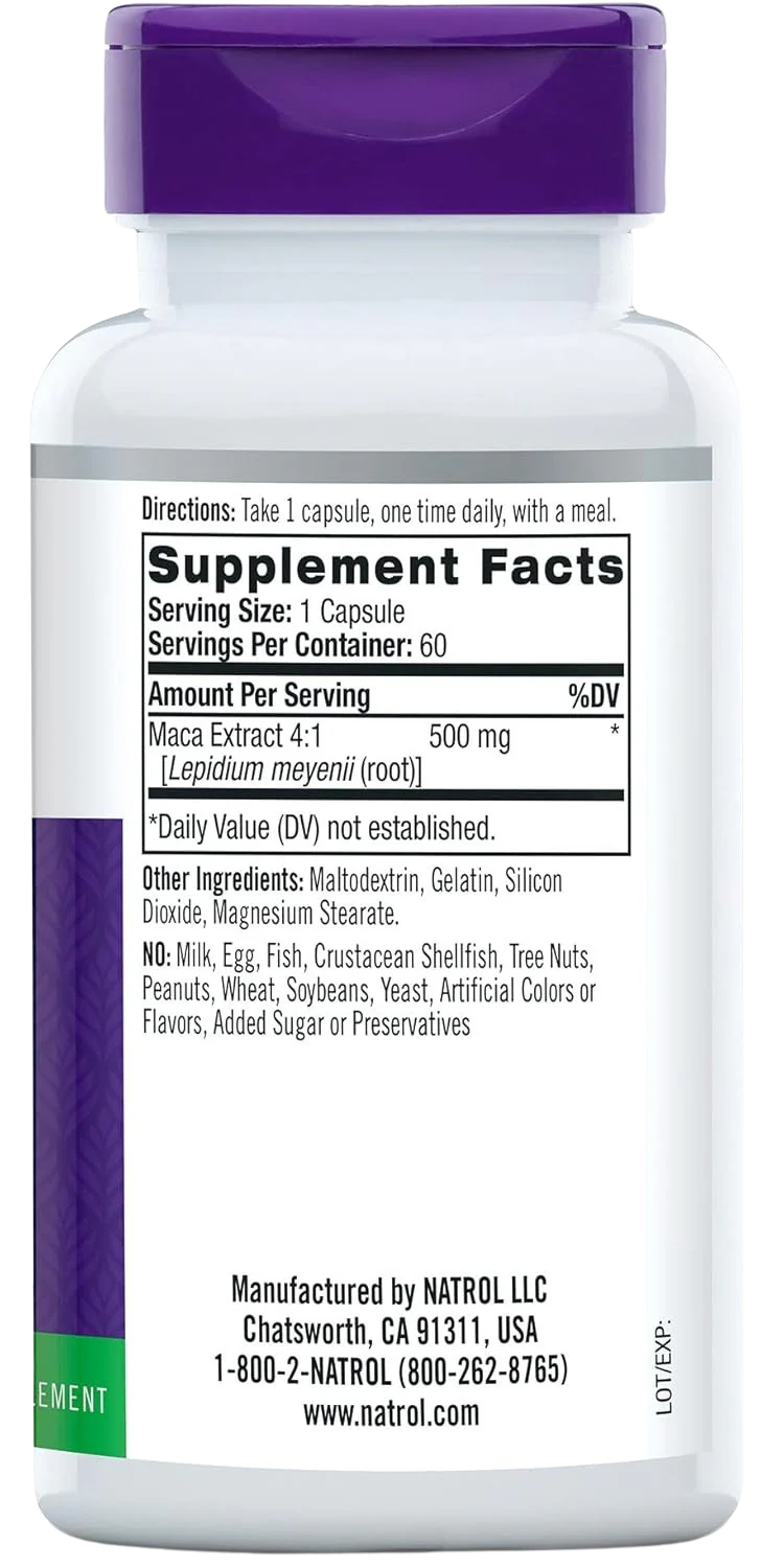 Maca Extract (60 Capsules) - Image 2