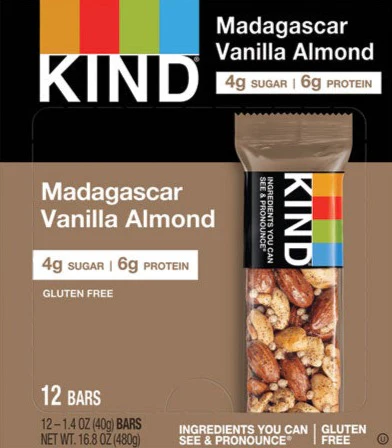 Madagascar Vanilla Almond Bar (12 Pack) - Image 2