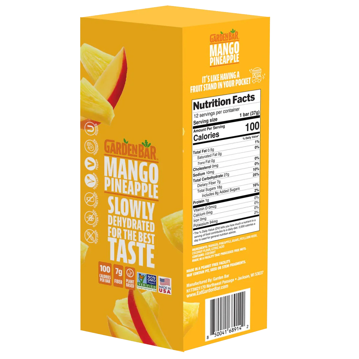 Mango Pineapple Dried Fruit Bar (12 Pack) - Image 4