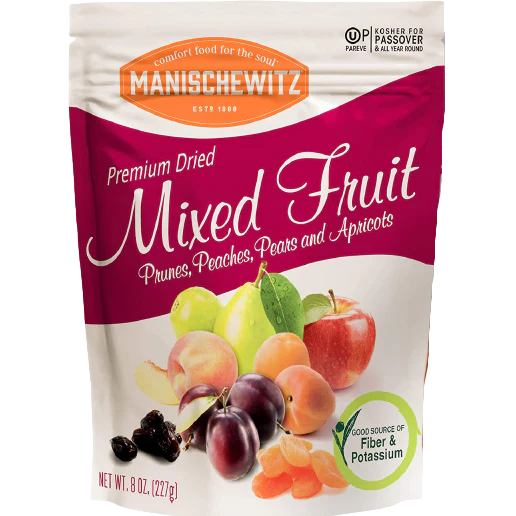 Dried Mixed Fruit Mix (Prunes, Peaches, Pears, And Apricots)