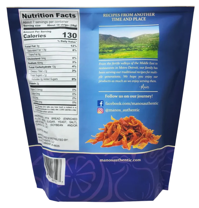Pita Strips Lightly Salted - Image 2