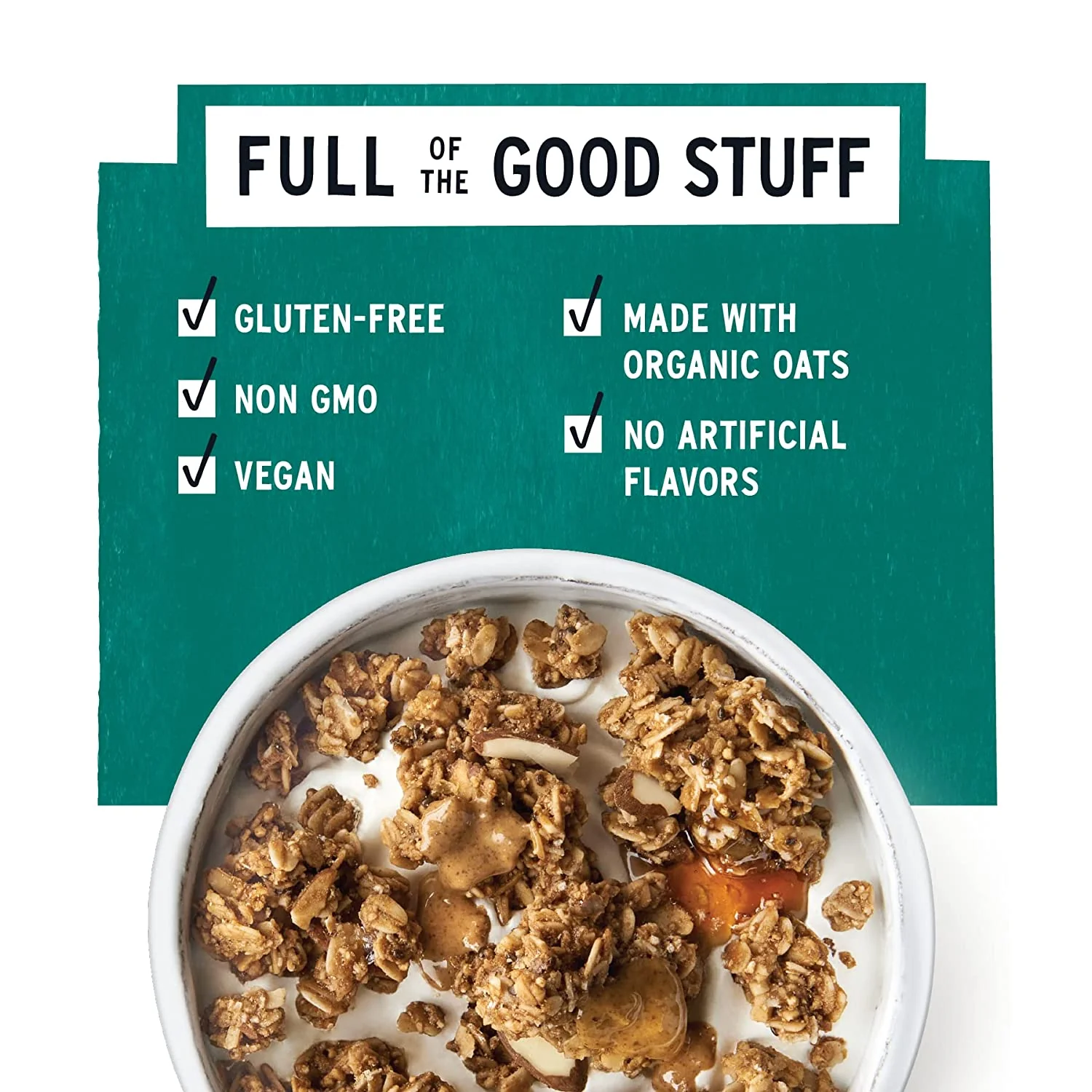 Maple Almond Butter Ancient Grain Granola - Image 2