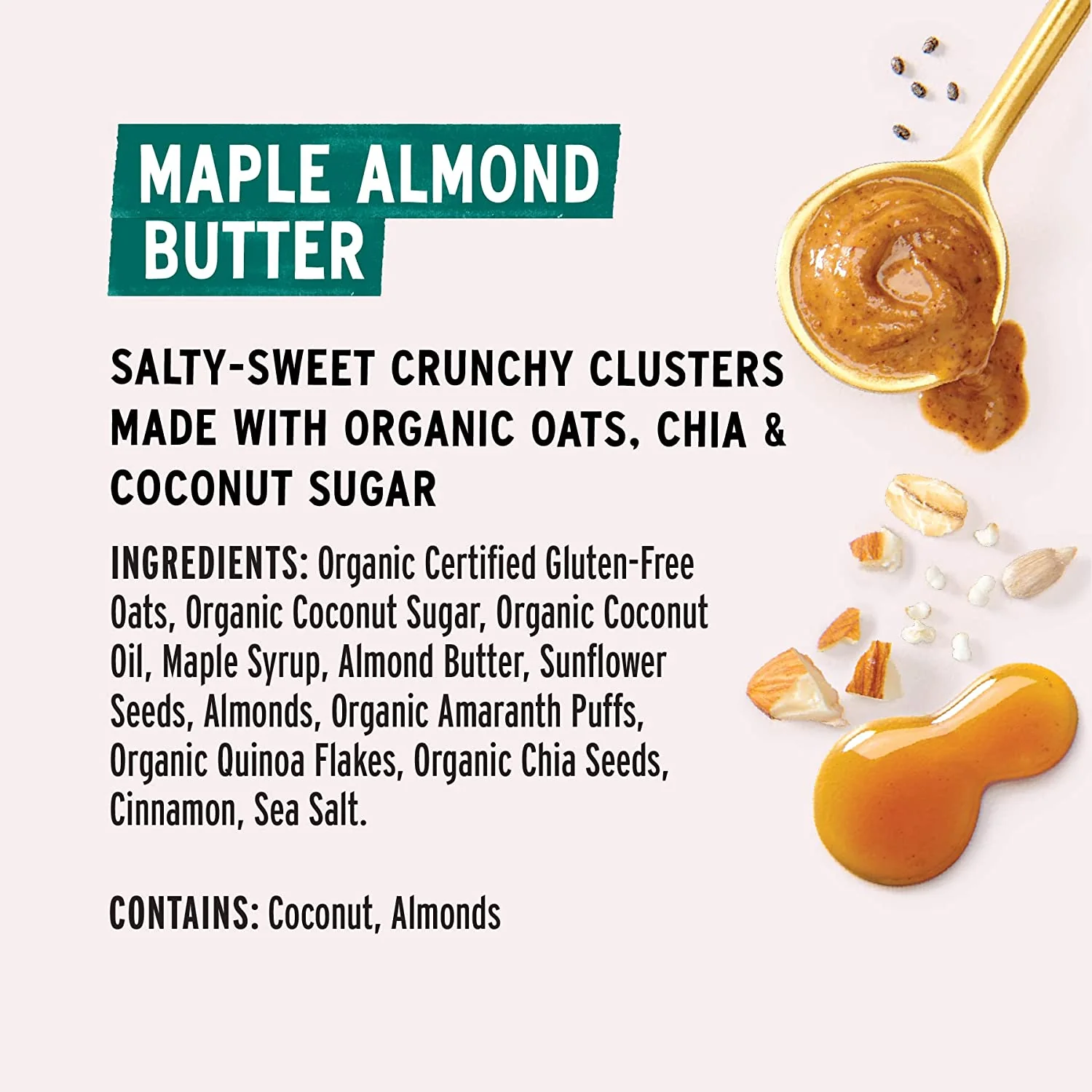 Maple Almond Butter Ancient Grain Granola - Image 3