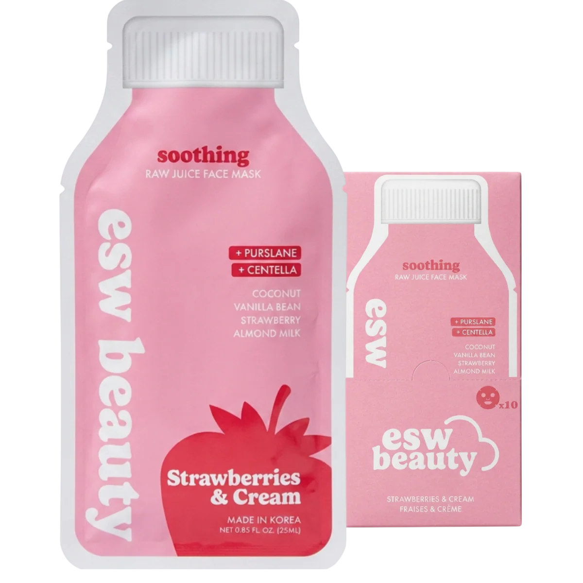 Mask Sheet Strawberry Cream (10 CT)