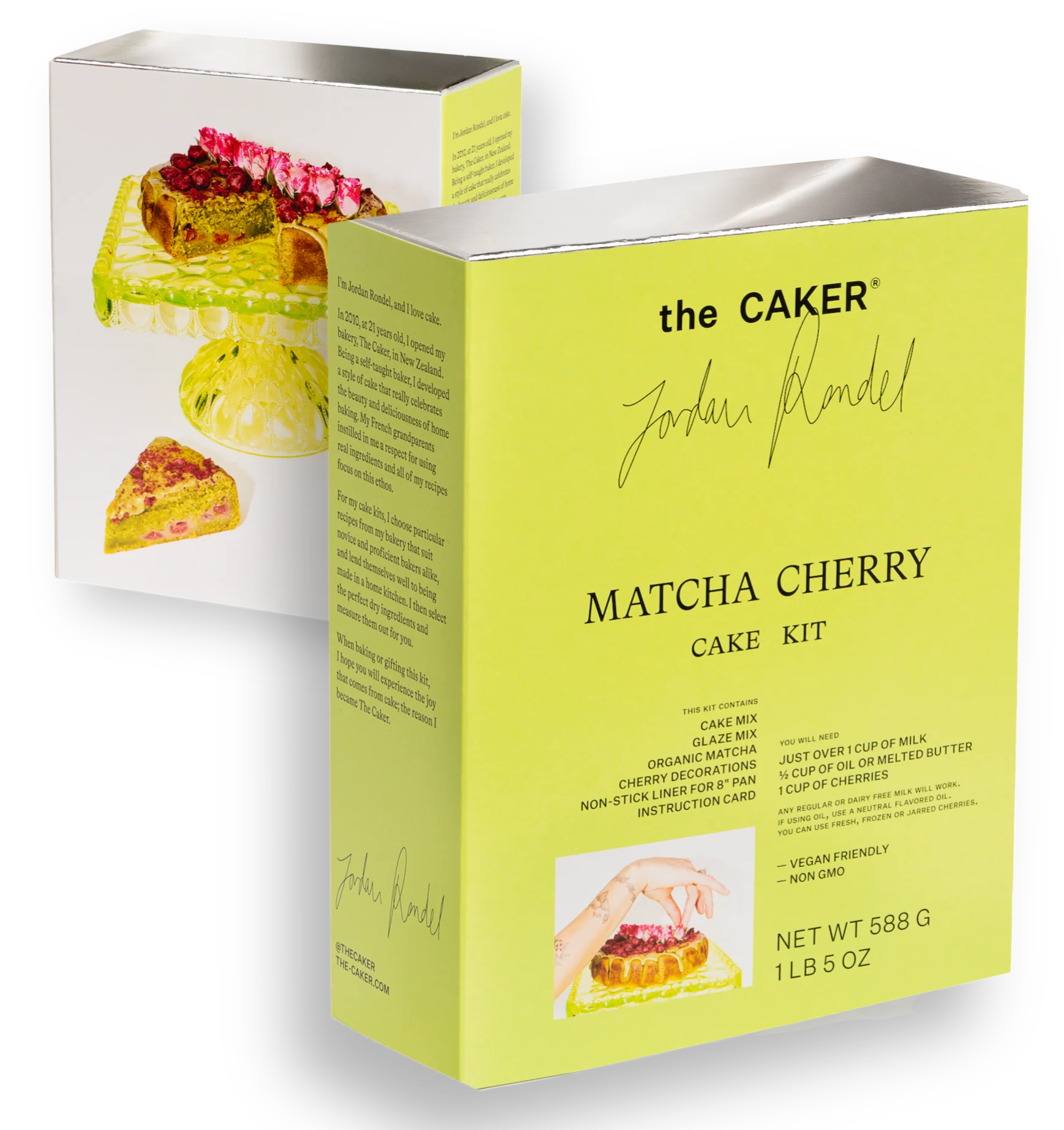 Matcha Cherry Cake Kit