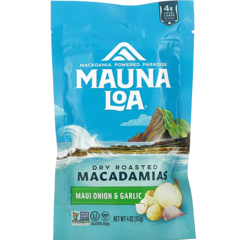Maui Onion & Garlic Dry Roasted Macadamias