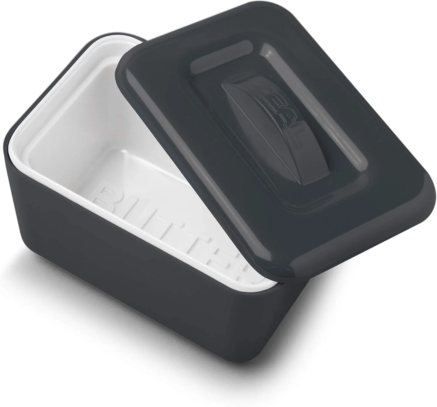 Double Walled Insulated Butter Dish - Dark Gray - Image 2