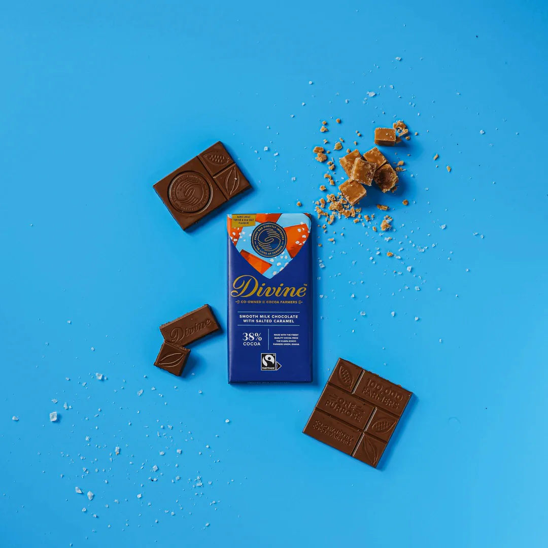 Milk Chocolate Bar With Toffee & Sea Salt - Image 2