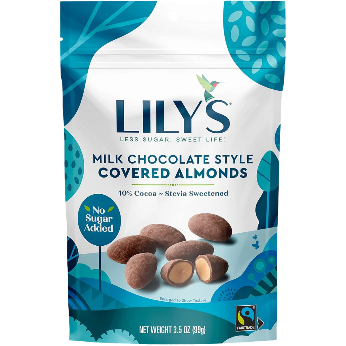 Milk Chocolate Style Covered Almonds, 40% Cocoa
