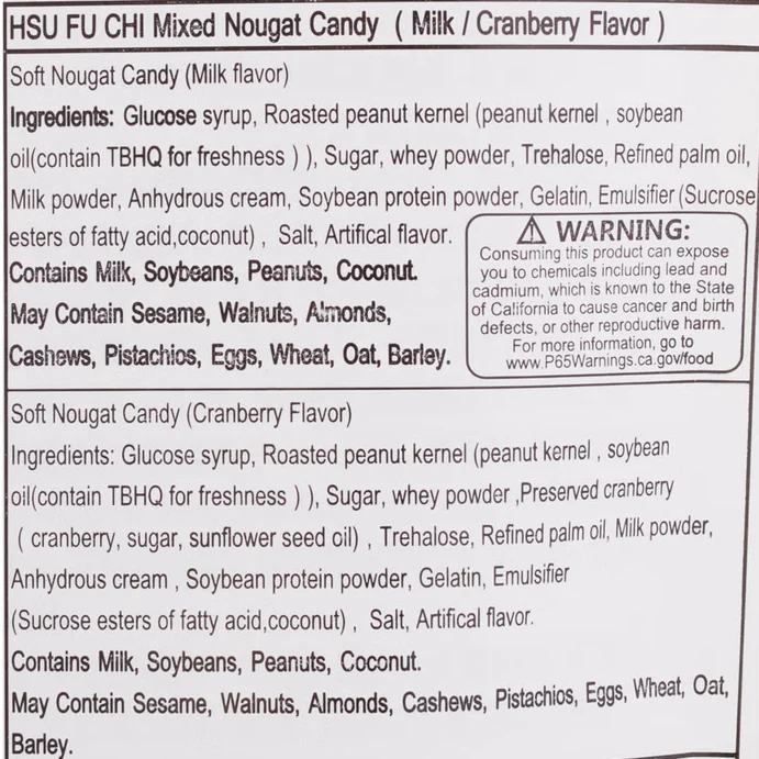 Milk Cranberry Nougat Candy - Image 3