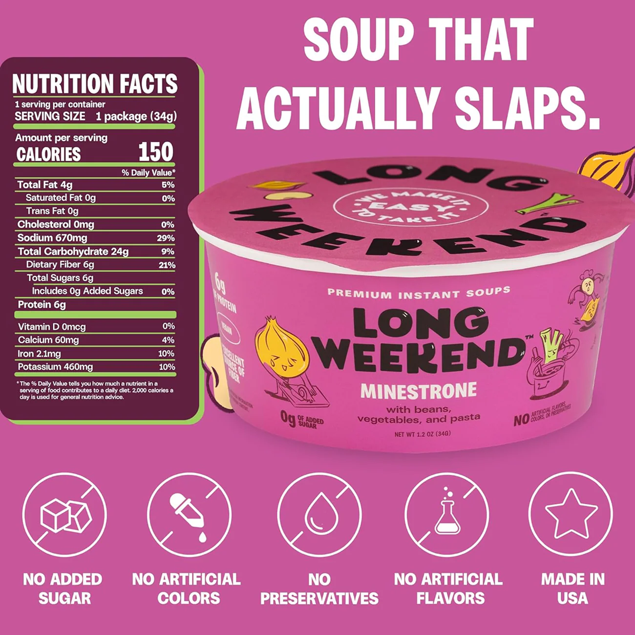 Minestrone Instant Soup (6 Pack) - Image 5