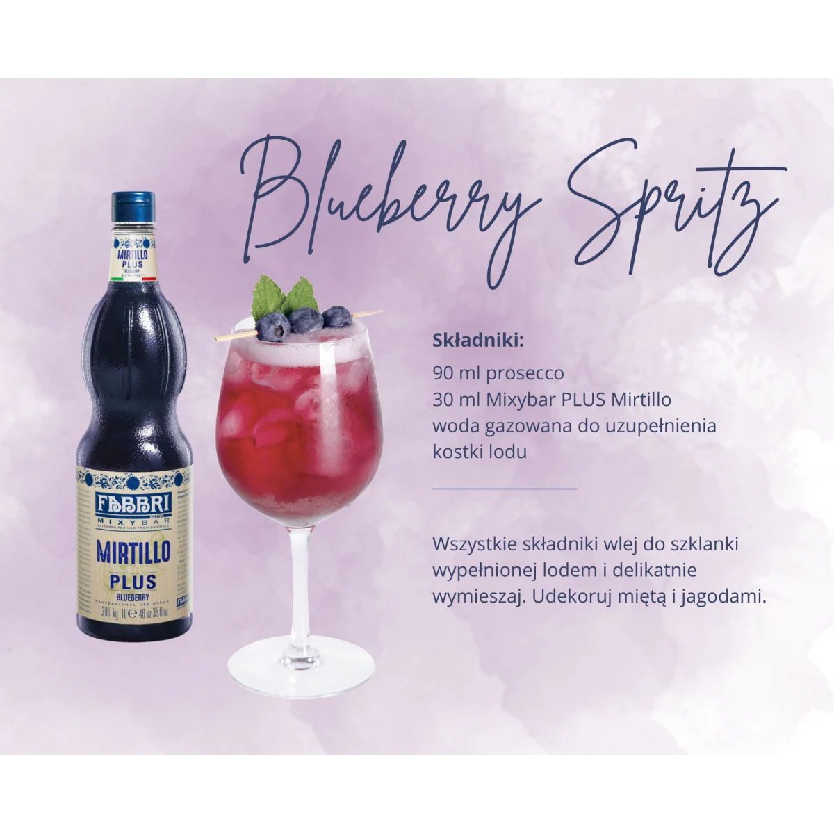Mirtillo Plus Blueberry Syrup - Image 2