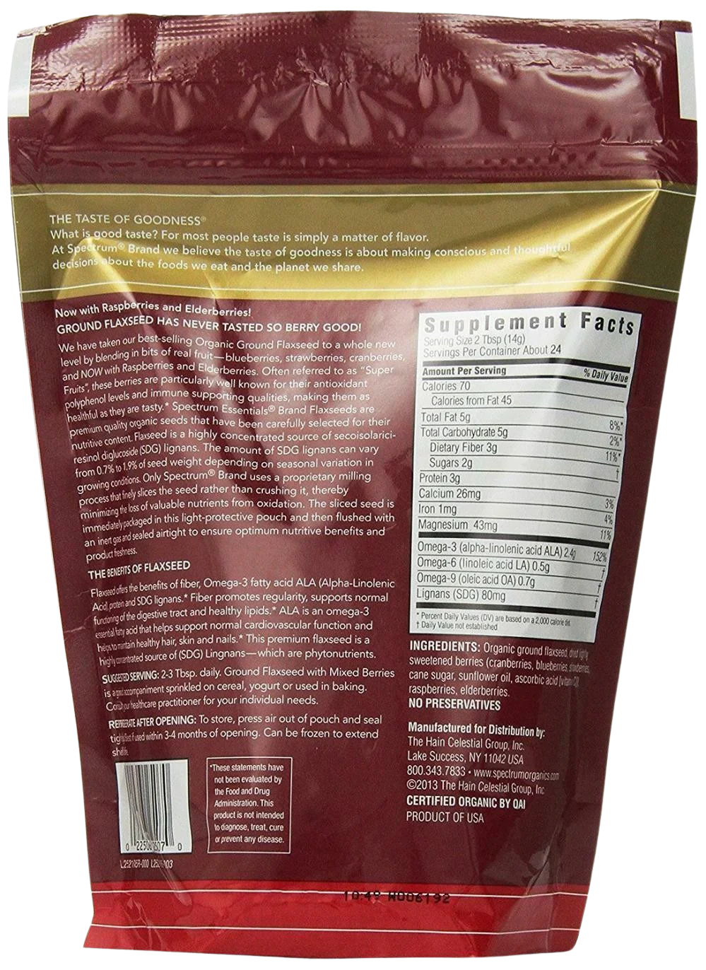 Mixed Berries with Ground Flaxseed - Image 2