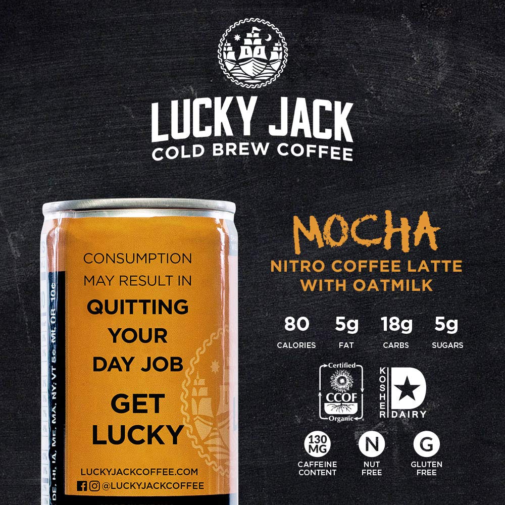Mocha Nitro Latte With Oat Milk - Image 2