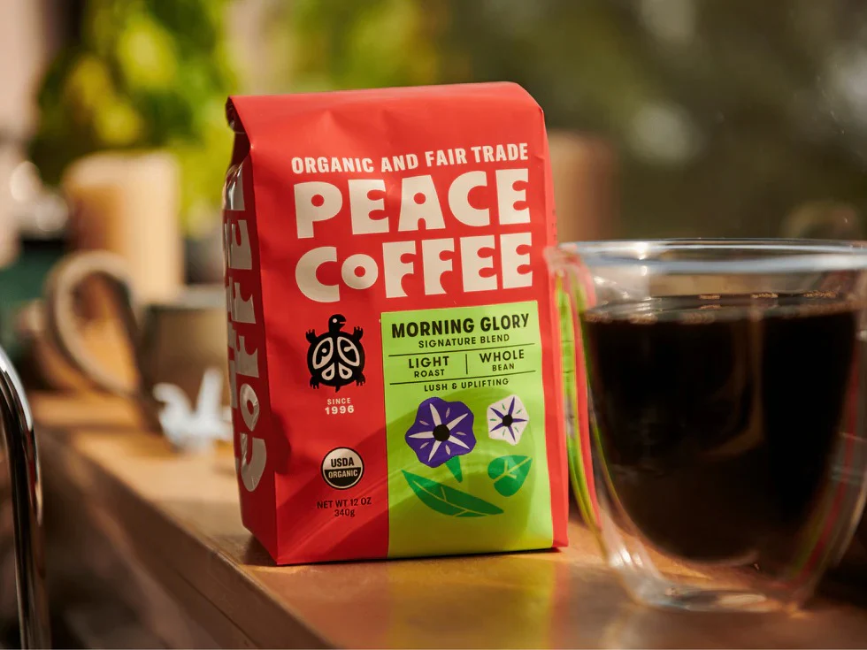 Organic Morning Glory Light Roast Ground Coffee - Image 4