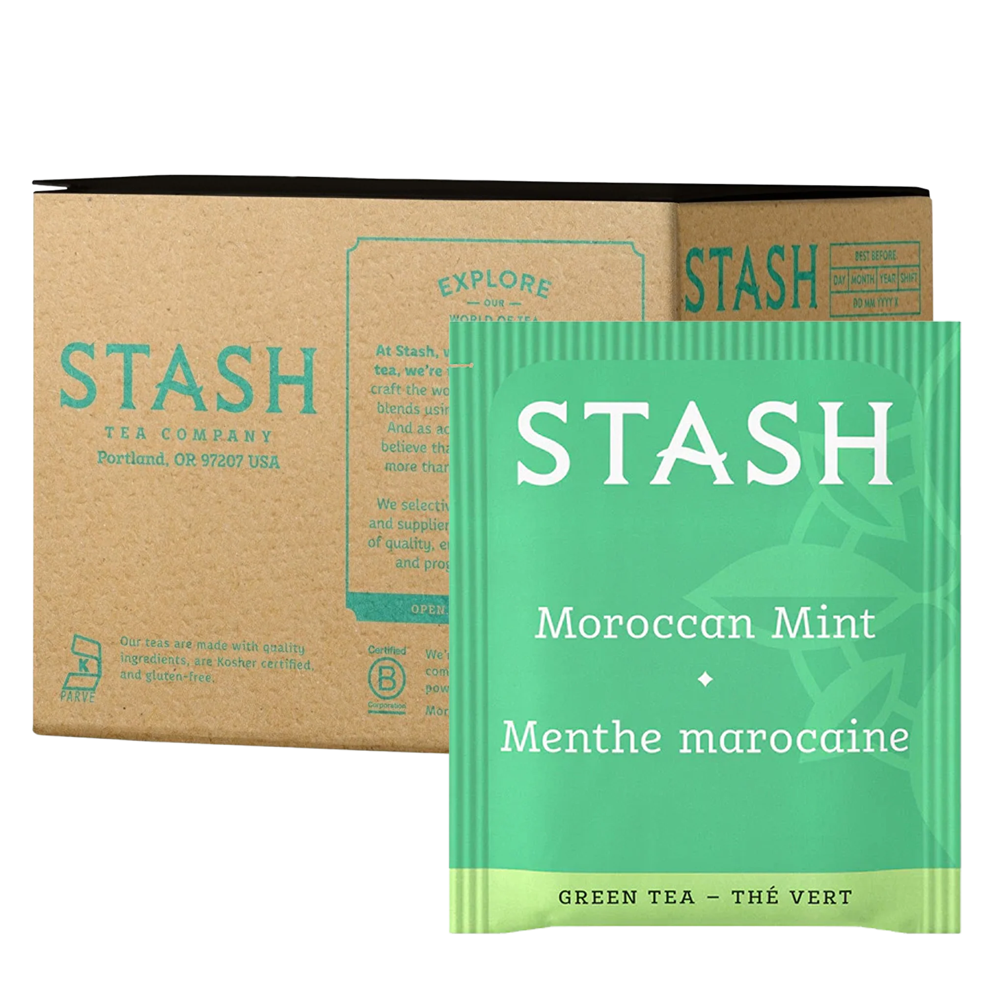 Moroccan Mint Green Tea Bags (100 CT)