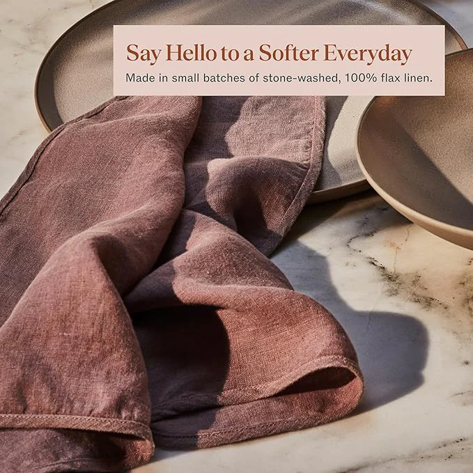 Napkins - Set of 4 - Mocha - Image 2