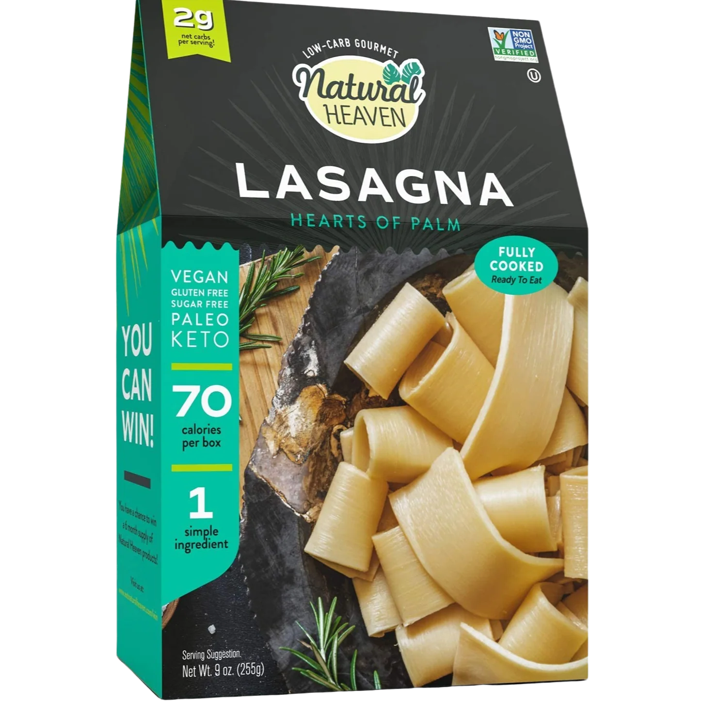 Lasagna Hearts of Palm Pasta Gluten-Free