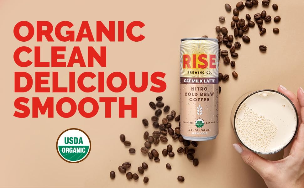 Nitro Cold Brew Coffee - Oat Milk Latte (12 Pack) - Image 8