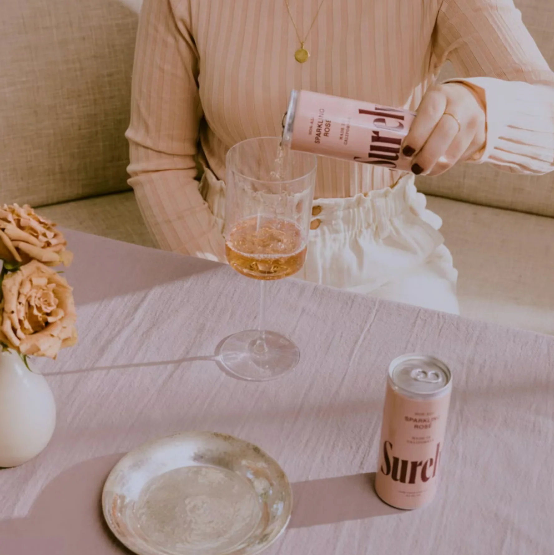 Non-Alcoholic Sparkling Rose Wine (4 Pack) - Image 3
