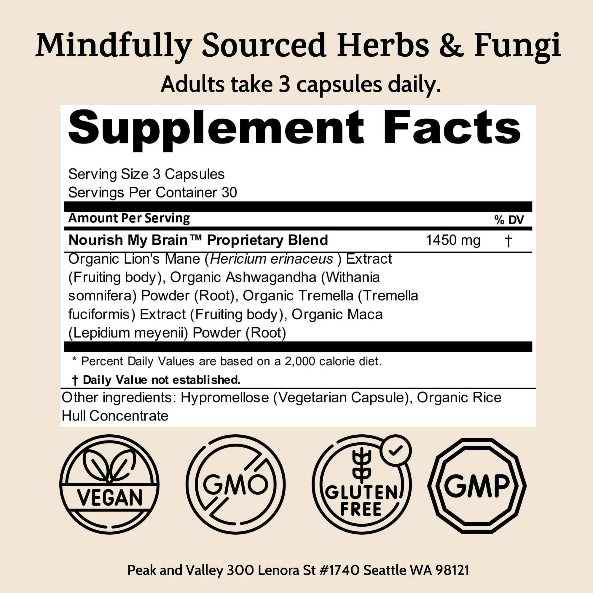 Nourish My Brain Adaptogen Blend - Image 5