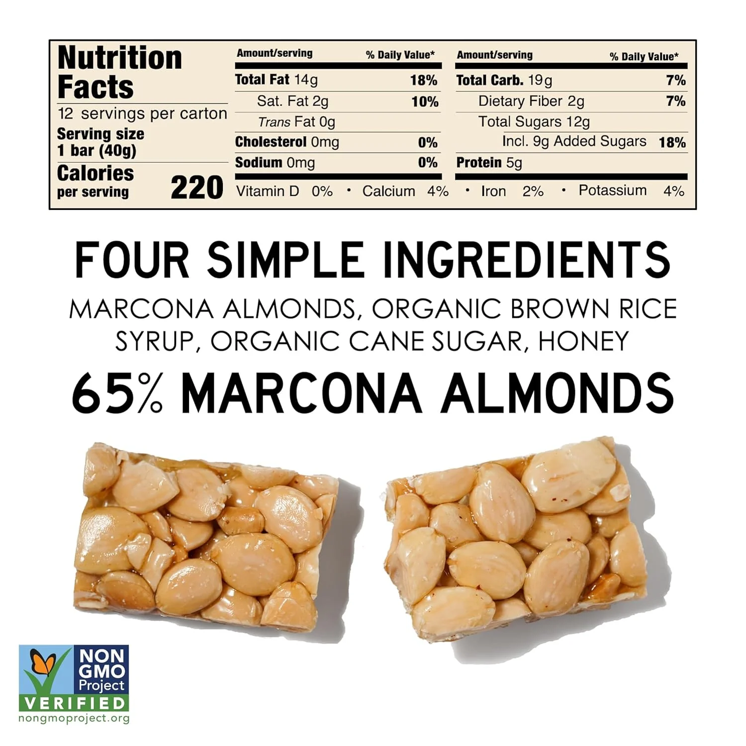 Nut Bars - Marcona Almond (12 CT) - Image 4
