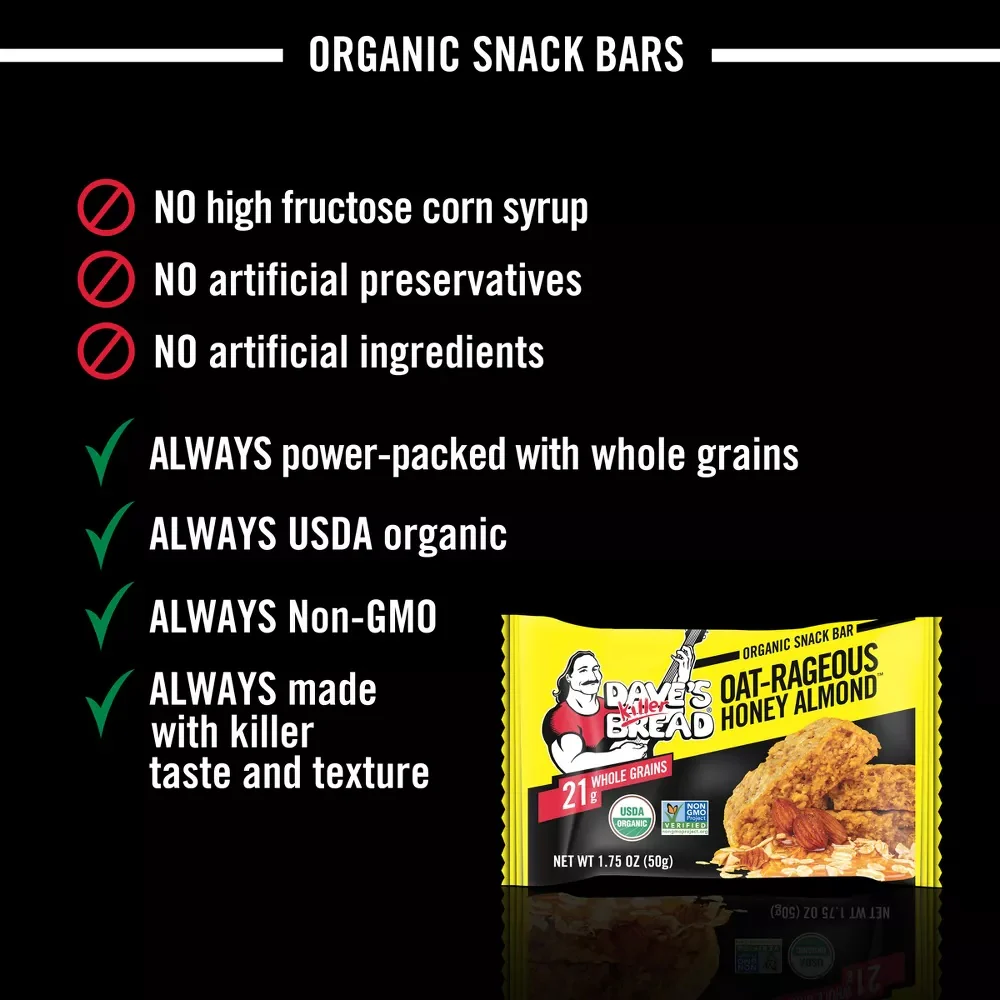 Oat-Rageous Honey Almond Snack Bar (4 CT) - Image 2