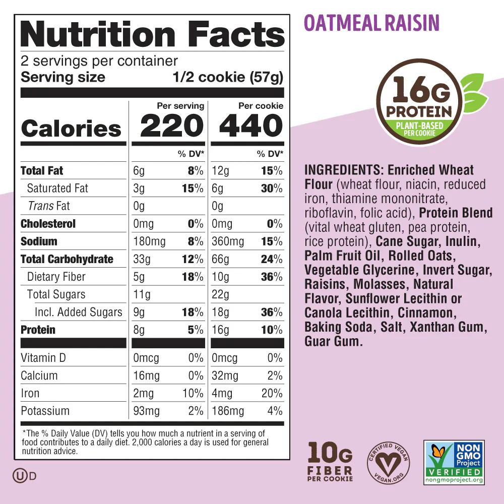 Oatmeal Raisin Soft-Baked Cookies (4 CT) - Image 2