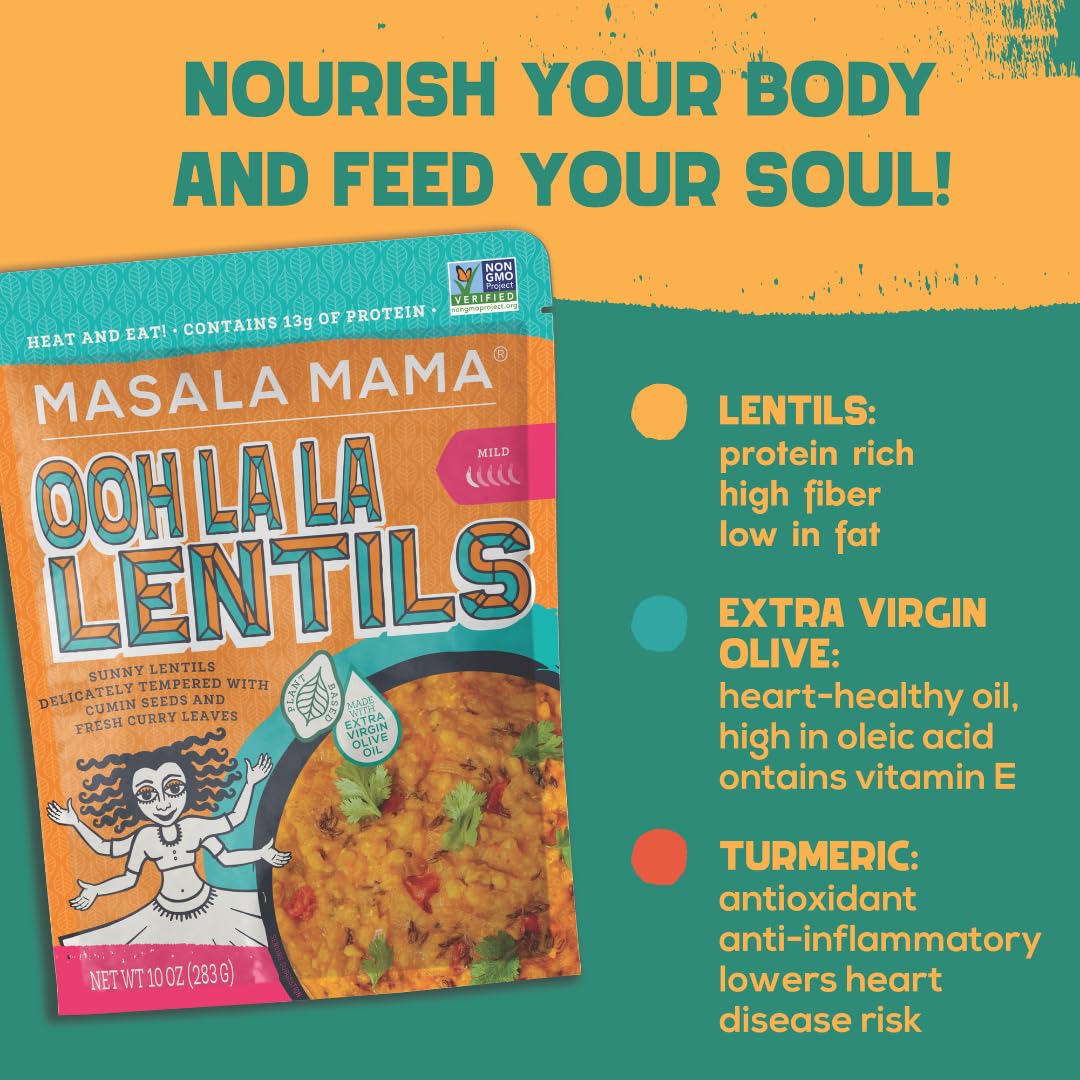Ooh La La Lentils  & Cha Cha Chickpeas Heat And Eat (2 Pack) - Image 3
