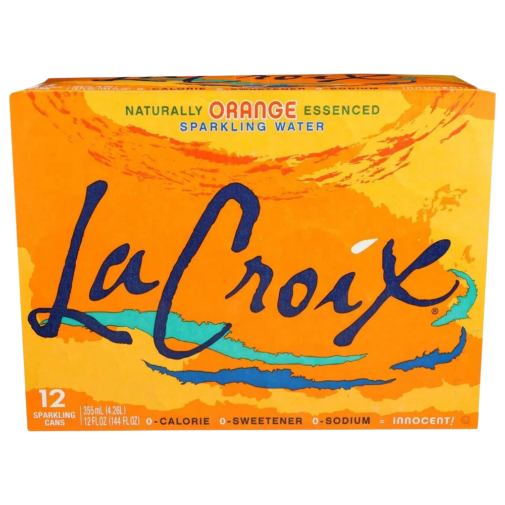 Orange Sparkling Water (12 Pack)