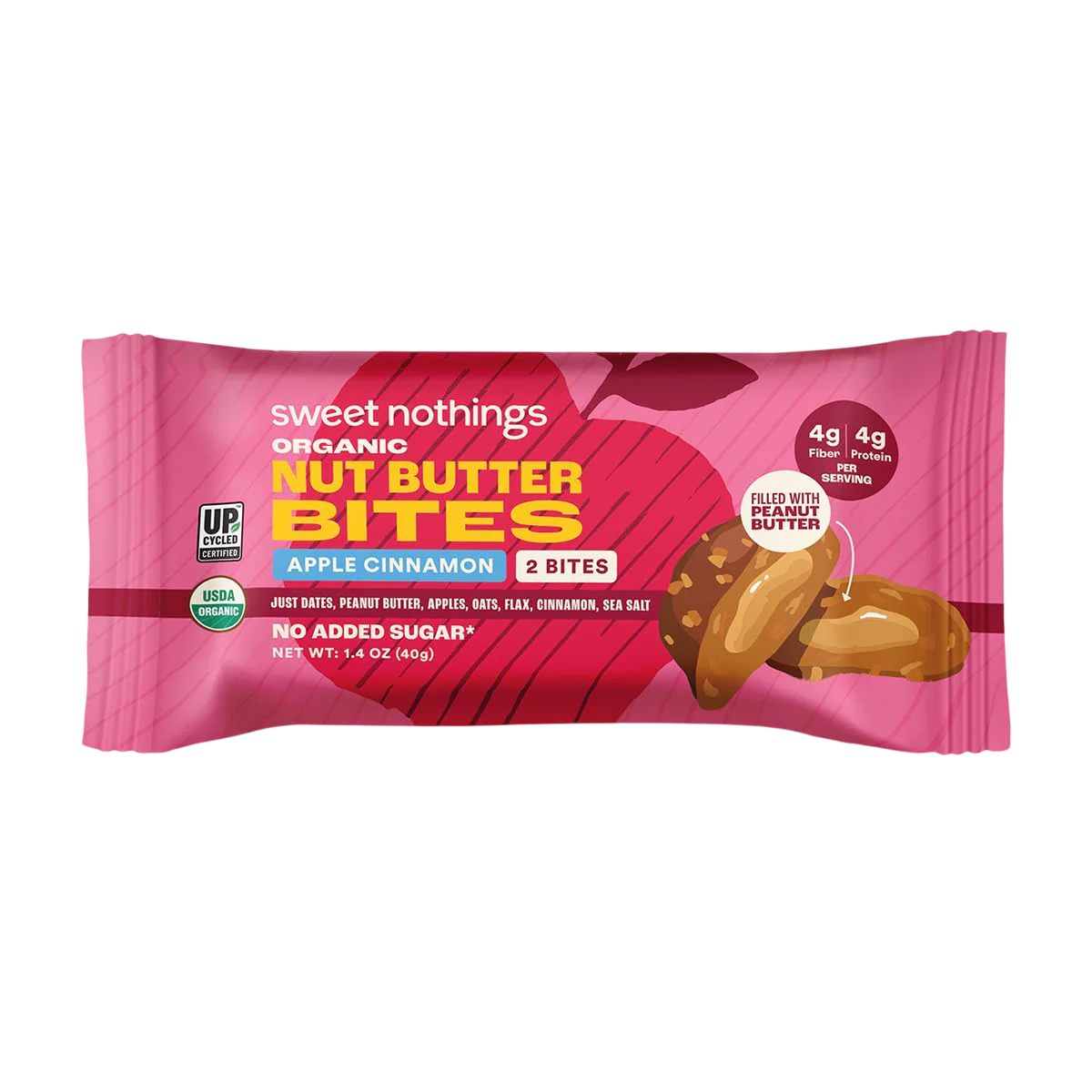 Organic Apple Cinnamon Nut Butter Bites (12 CT) - Image 2
