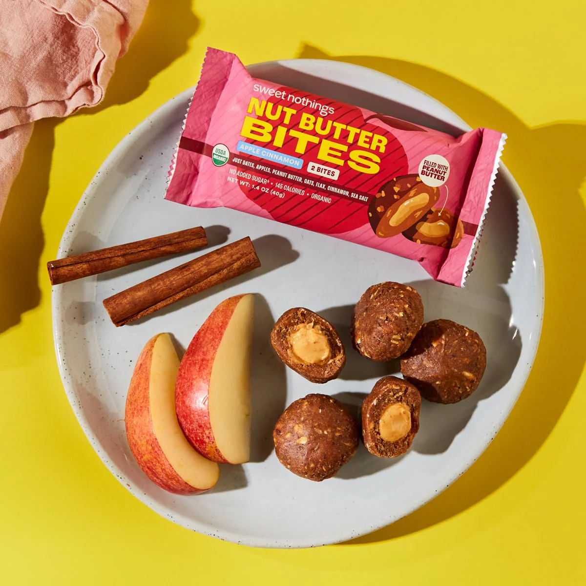 Organic Apple Cinnamon Nut Butter Bites (12 CT) - Image 3