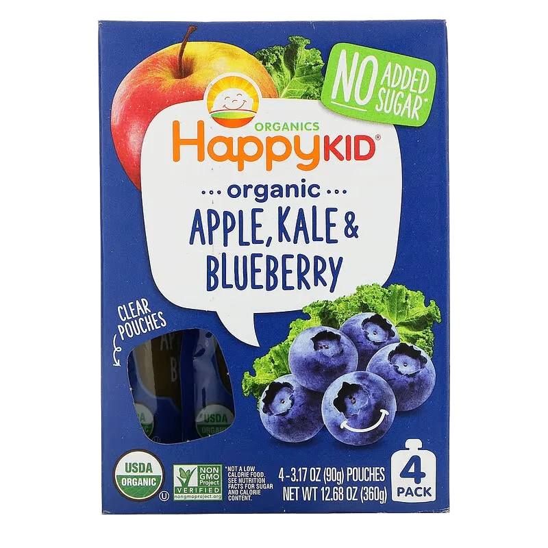 Organic Apple, Kale & Blueberry (4 Pack)