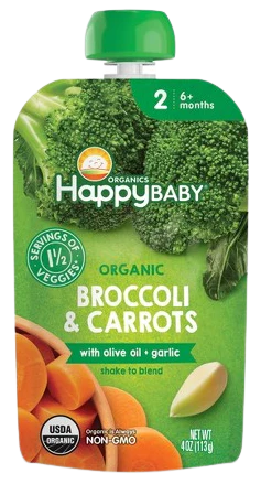 Organic Broccoli & Carrots Baby Food