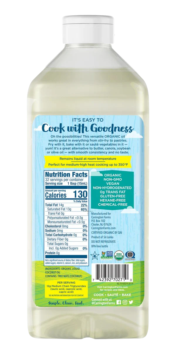 Organic Coconut Cooking and Baking Oil - Image 2