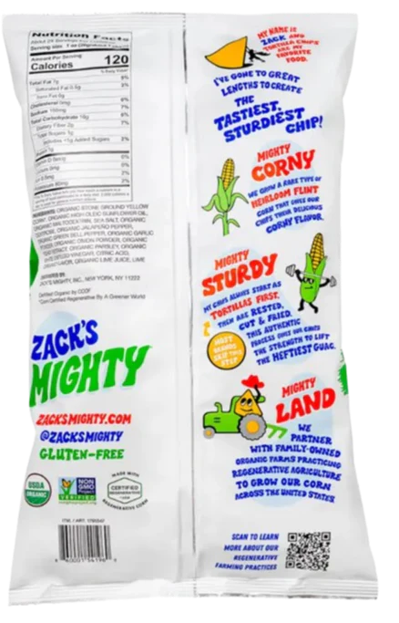 Organic Jalapeno Lime Tortilla Chips - Image 2