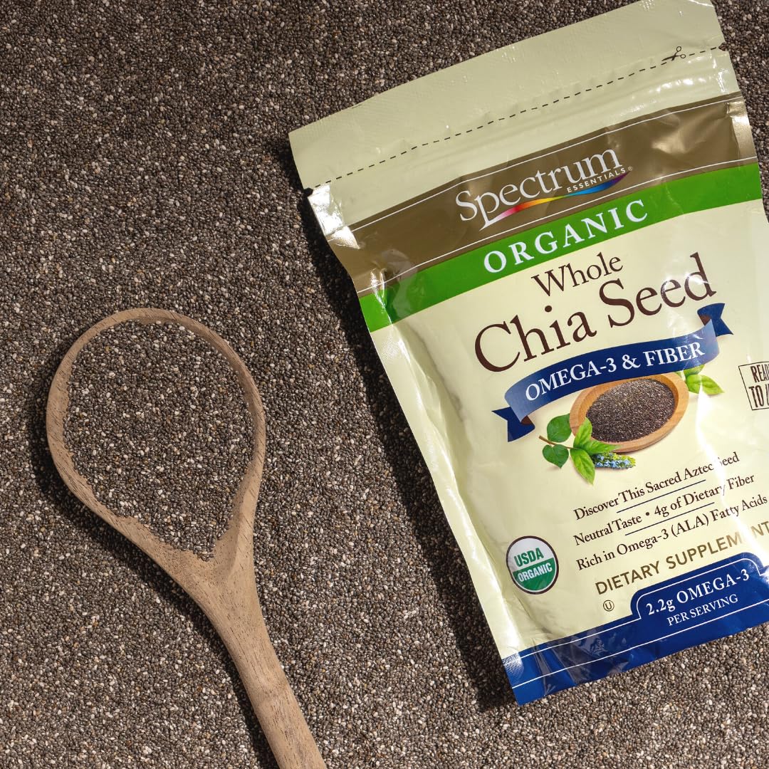 Organic Omega-3 & Fiber Whole Chia Seed - Image 2