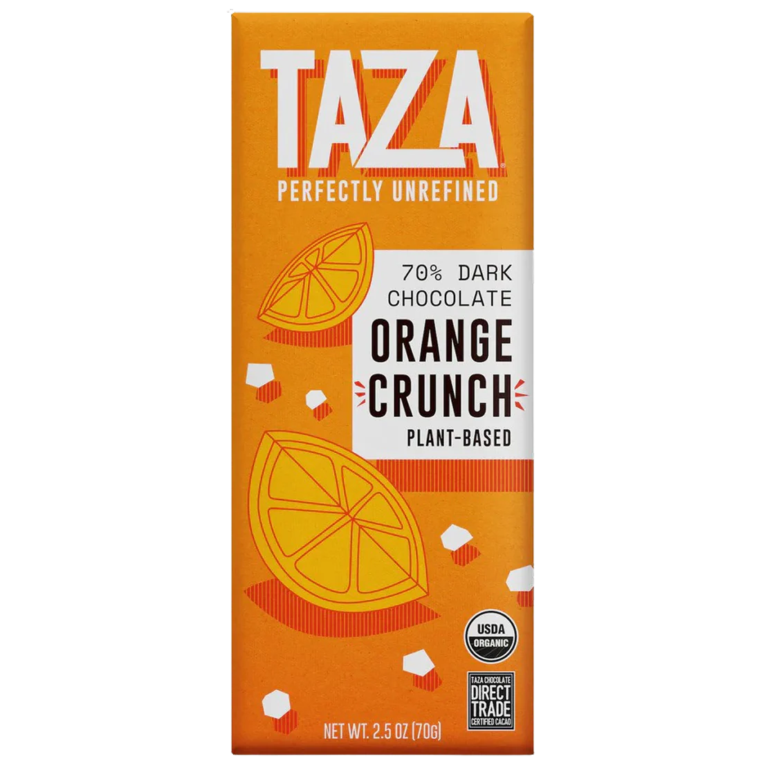 Organic Orange Crunch Dark Chocolate Bar (10 CT) - Image 2