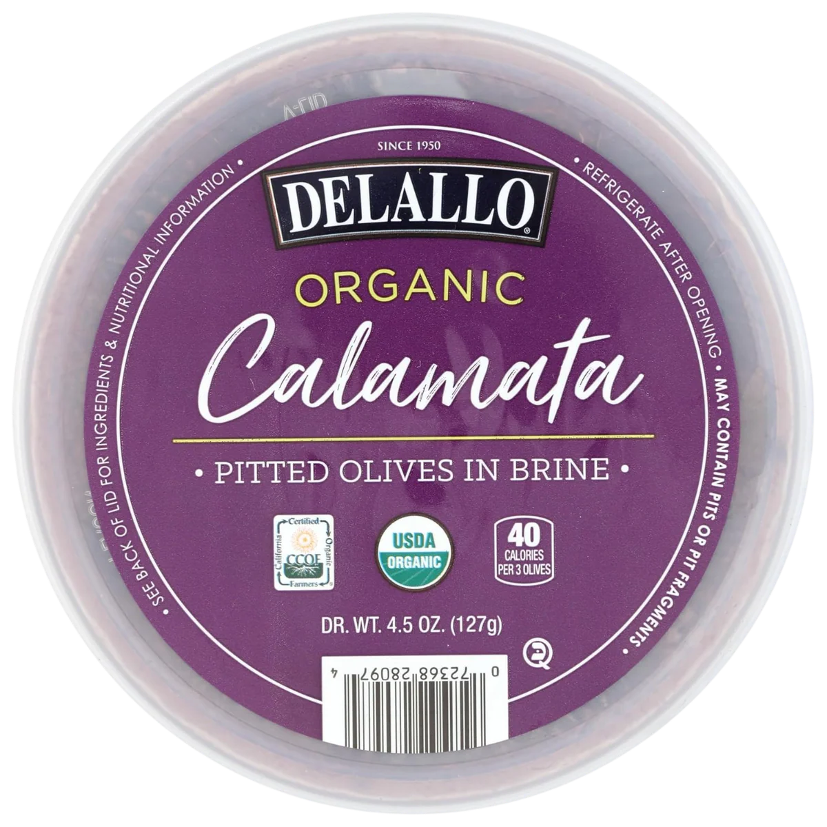 Organic Pitted Calamata Olives In Brine