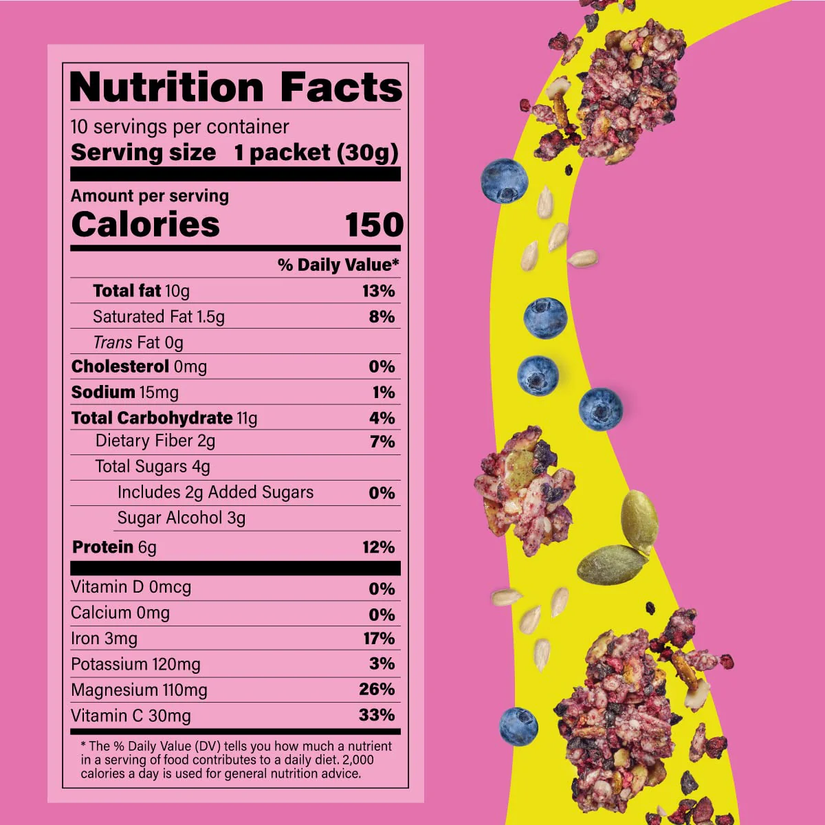 Organic Seed Granola with Berries - Immunity Boost (10 CT) - Image 3