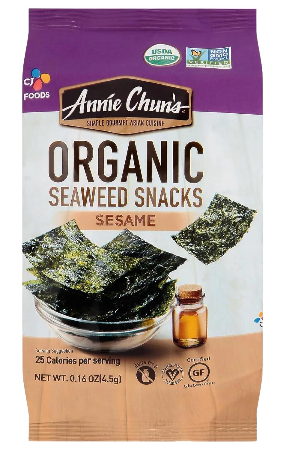Organic Sesame Seaweed (6 Pack) - Image 2